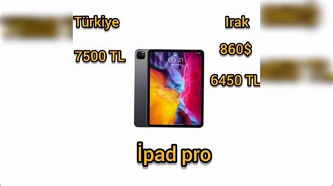 Irak tablet fiyatları
